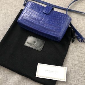 Nancy Gonzales crocodile mini crossbody bag